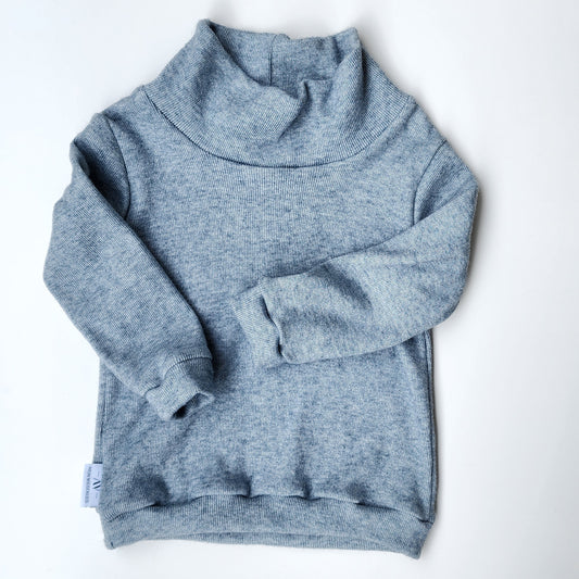 Feinstrickpullover mit Stehkragen