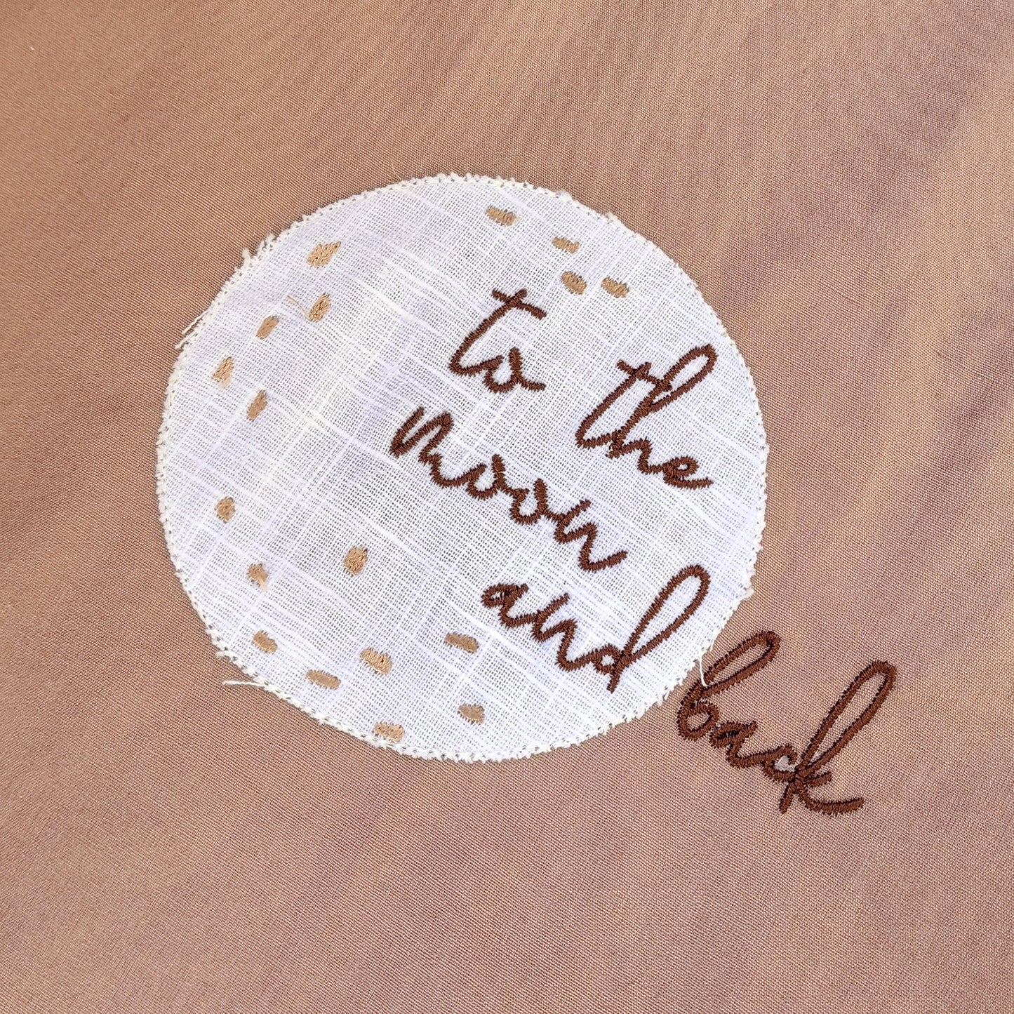 Wandbanner - to the moon and back