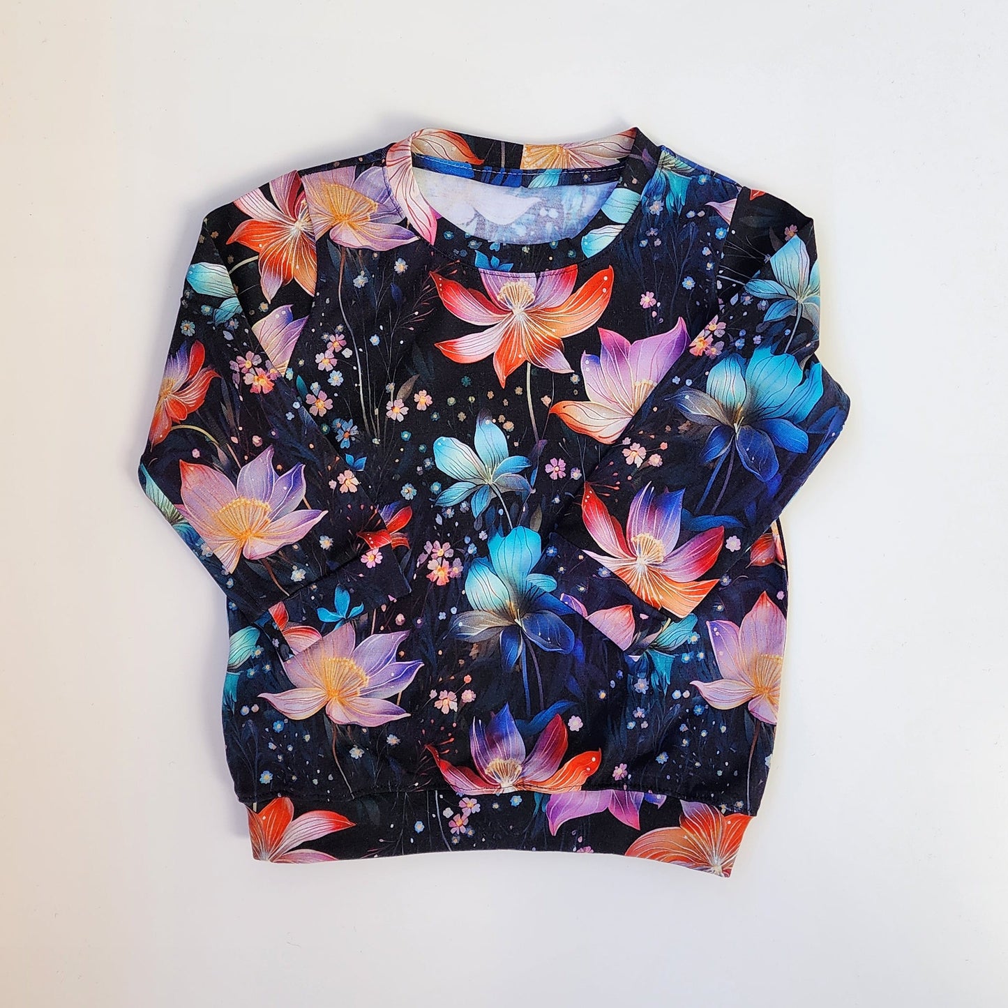 Oberteil - moonlight flowers