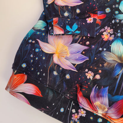 Oberteil - moonlight flowers