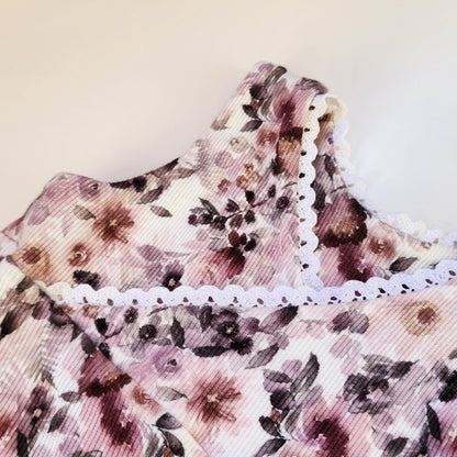 Kleid - purple flowers