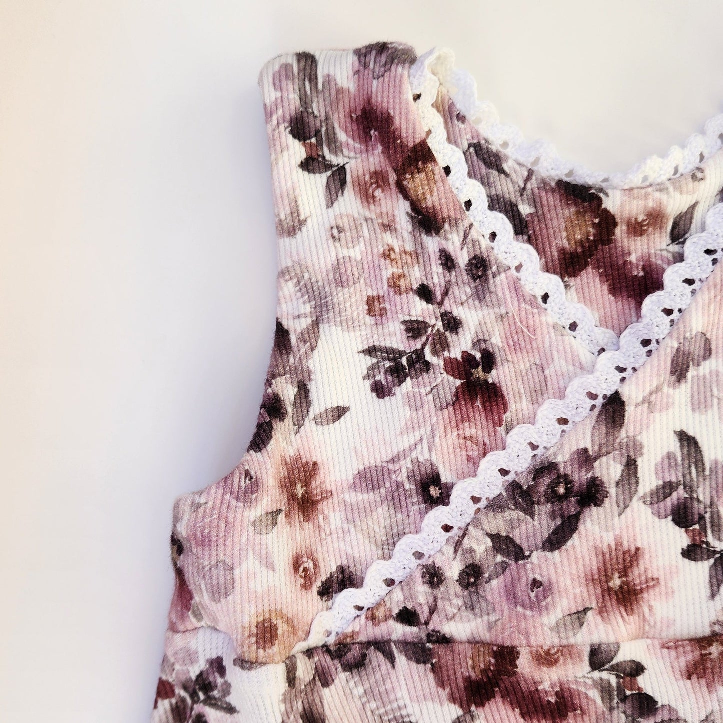 Kleid - purple flowers