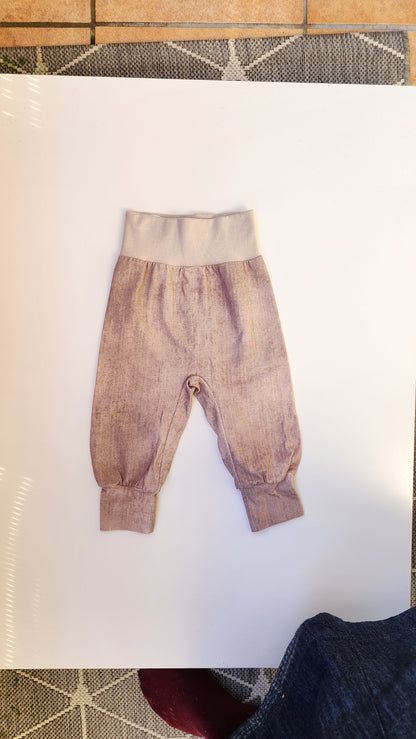 Kuschelhose - Jeanslook 74