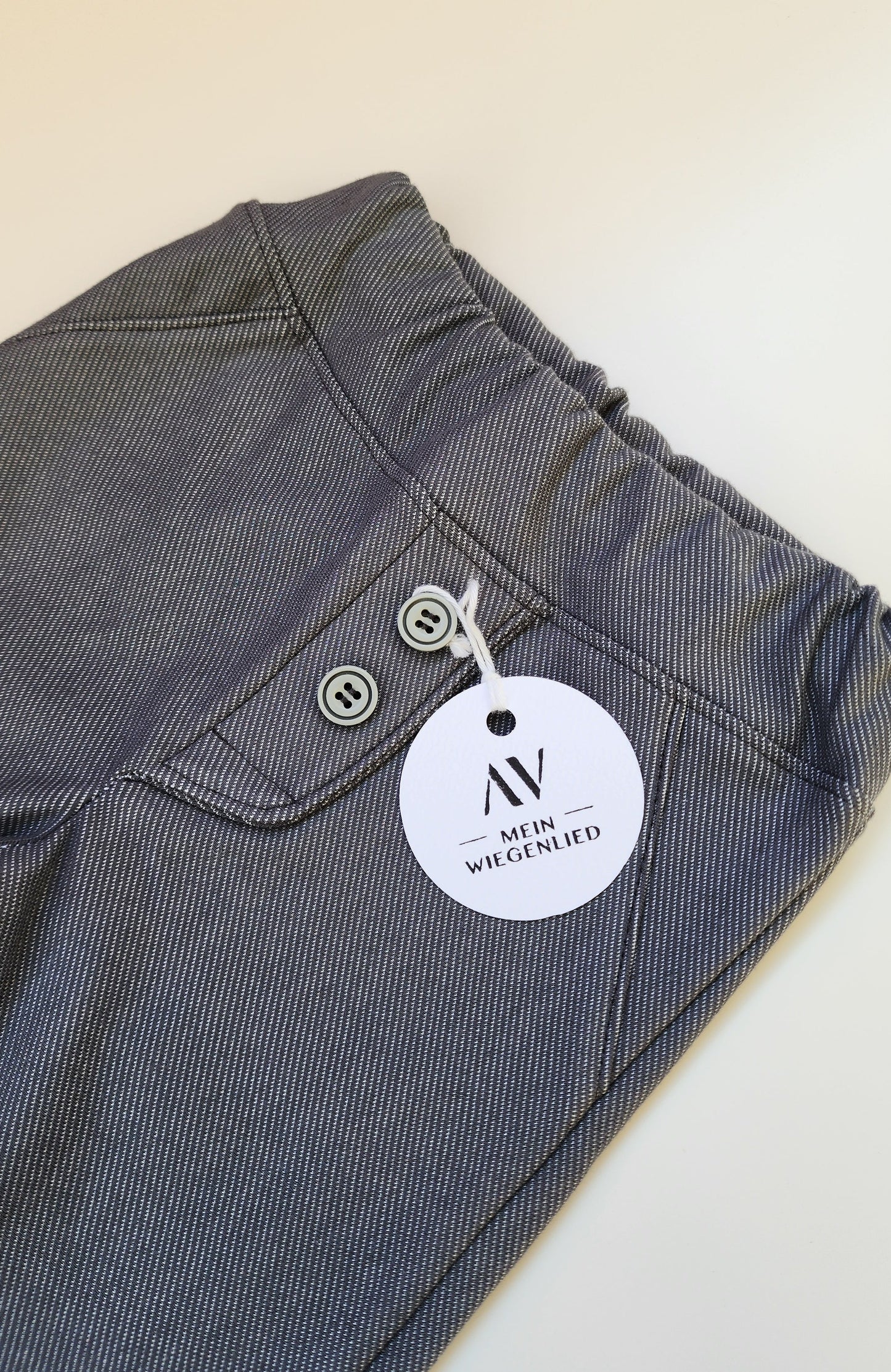 Hose - Jeans look grau