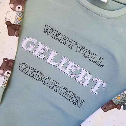 Oberteil - Wertvoll GELIEBT Geborgen