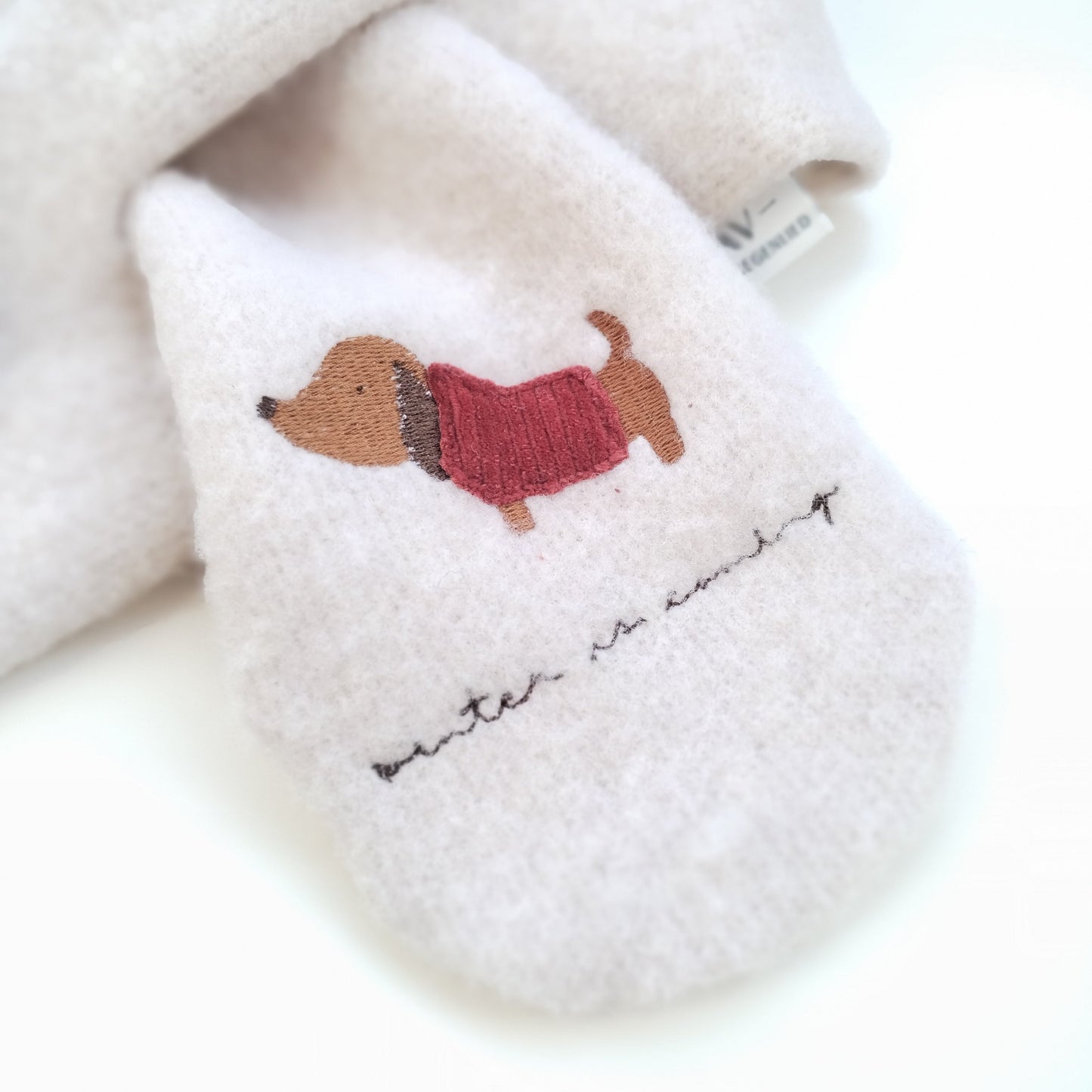 Winterschal - Dackelliebe