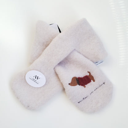 Winterschal - Dackelliebe