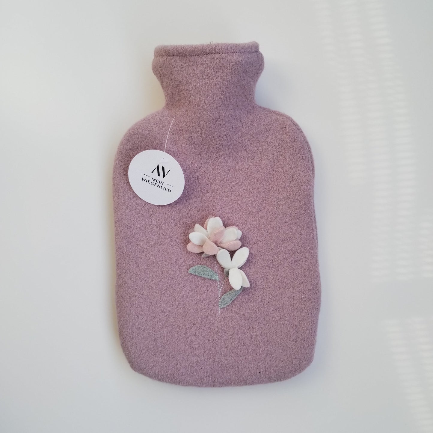 Wärmflasche helllila - Blumen für DICH