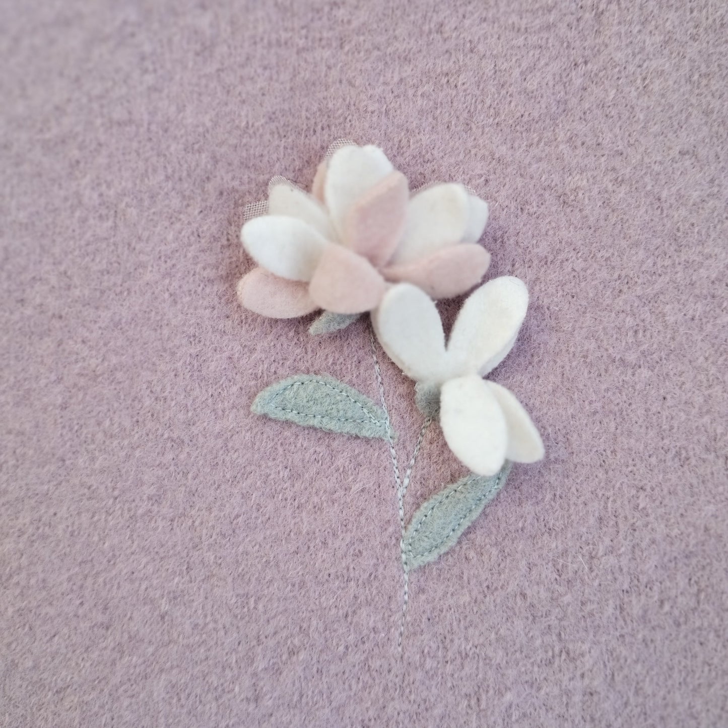 Wärmflasche helllila - Blumen für DICH