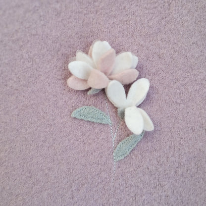 Wärmflasche helllila - Blumen für DICH