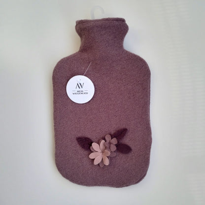 Wärmflasche lila - Blumen für DICH
