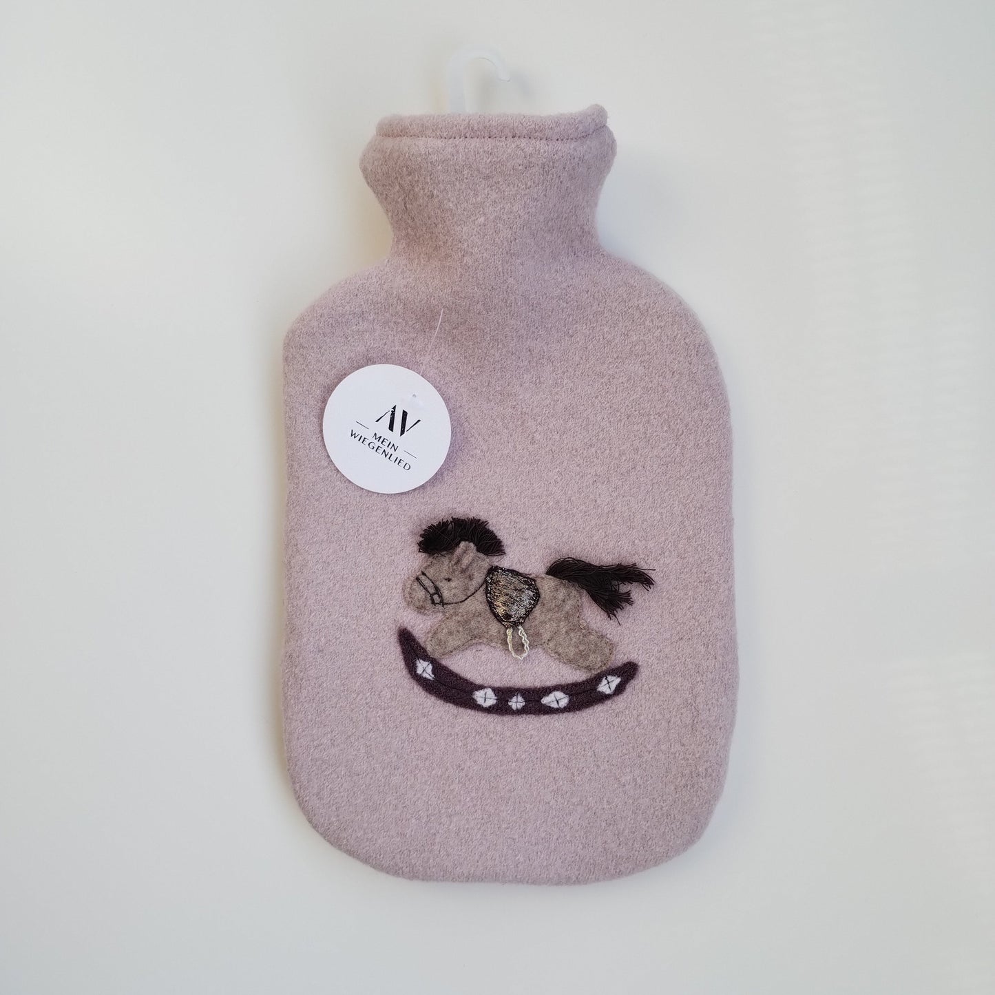 Wärmflasche lila - Schaukelpferd