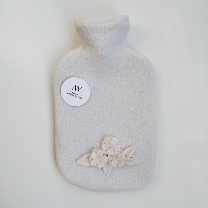 Wärmflasche creme - Blumen für DICH