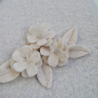 Wärmflasche creme - Blumen für DICH