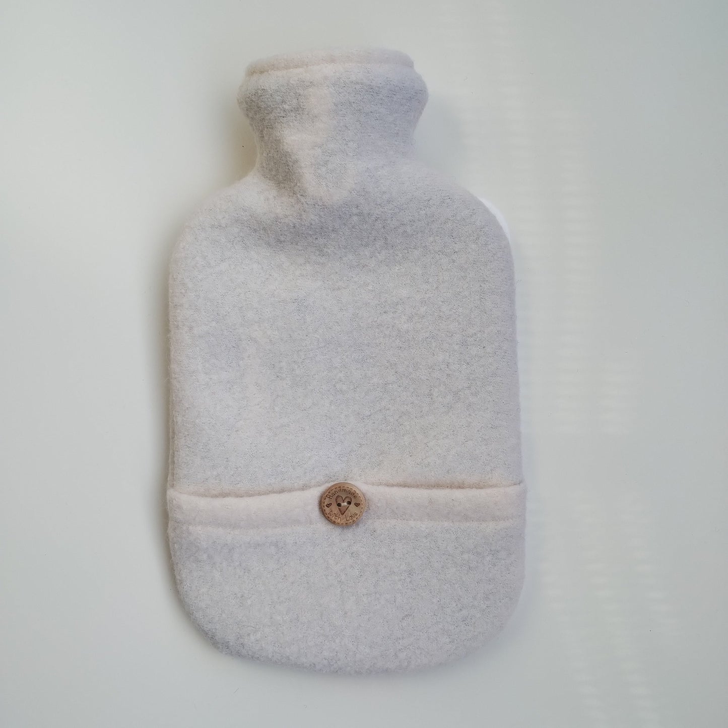 Wärmflasche hellblau - Blumen für DICH