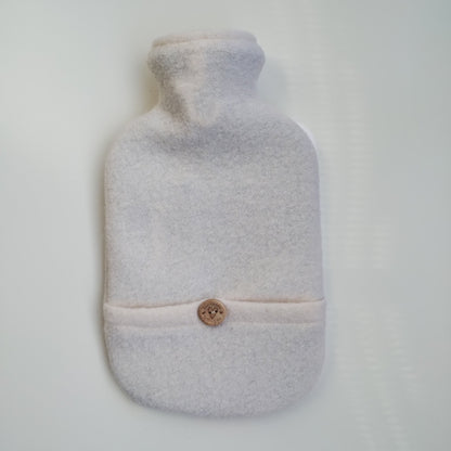 Wärmflasche hellblau - Blumen für DICH