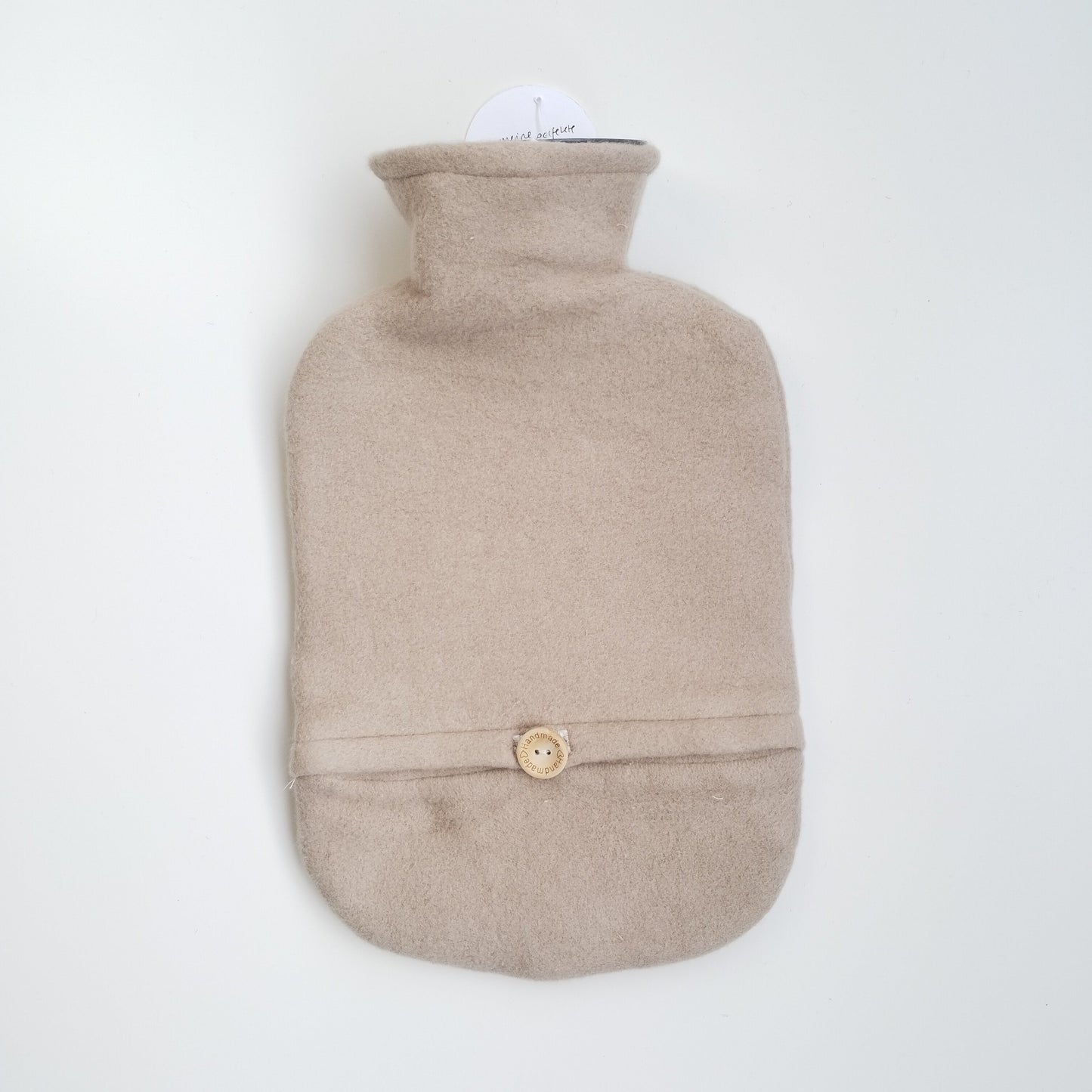 Wärmflasche beige - Schlittenfahrt