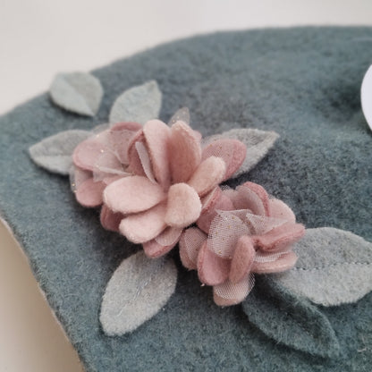 ,,little miss" Walkmütze mit Blumen