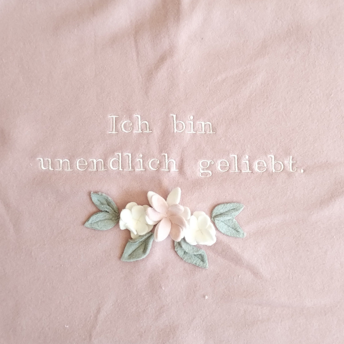 Babydecke - unendliche GELIEBT 100x75