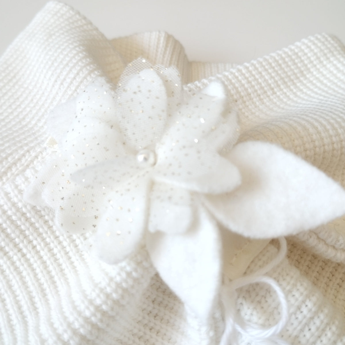 Strickschal little Miss mit Tüll 0-2 Jahre