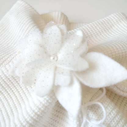 Strickschal little Miss mit Tüll 0-2 Jahre
